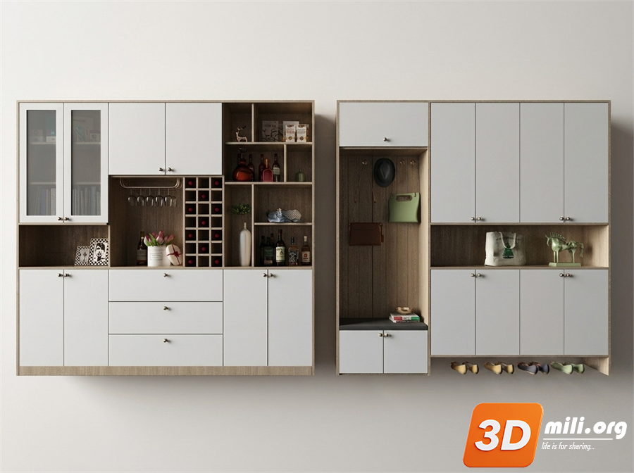Shoe cabinet Skp Files
